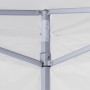 Professionelles Faltzelt mit 4 Wänden aus weißem Stahl, 3 x 3 m von vidaXL, Zelte und Pavillons - Ref: Foro24-48861, Preis: 1...