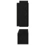 Conjunto de mueble de TV 4 pcs Roble negro 30.5 x 30 x 90 cm
