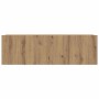 Juego de Cabinet de TV de 6 piezas Roble Artesanal Madera