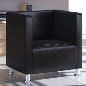 Schwarzer Sessel aus Kunstleder von vidaXL, Sessel - Ref: Foro24-240068, Preis: 175,50 €, Rabatt: %