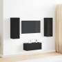 Conjunto de muebles de TV de 3 piezas montado en la pared de