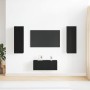 Conjunto de muebles de TV de 3 piezas montado en la pared de