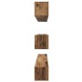 Juego de muebles de TV 8 pcs Madera vieja Madera contrachapada