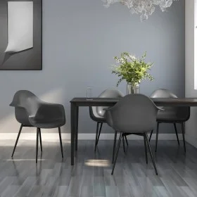 Dining chairs 4 units gray PP by vidaXL, dining chairs - Ref: Foro24-338080, Price: 229,95 €, Discount: %