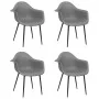 Esszimmerstühle 4 Einheiten graues PP von vidaXL, Essstühle - Ref: Foro24-338080, Preis: 229,95 €, Rabatt: %