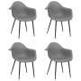 Esszimmerstühle 4 Einheiten graues PP von vidaXL, Essstühle - Ref: Foro24-338080, Preis: 207,85 €, Rabatt: %