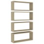 Würfelwandregal 4 Stück Sonoma-Eichensperrholz 60x15x23 cm von vidaXL, Regale und Regale - Ref: Foro24-807143, Preis: 51,41 €...