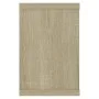 Cube wall shelf 4 units Sonoma oak plywood 60x15x23 cm by vidaXL, Shelves and shelves - Ref: Foro24-807143, Price: 50,42 €, D...