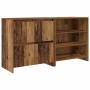 Tableros Lateral 2 pcs Madera vieja 70 x 41 x 75 cm