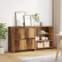 Tableros Lateral 2 pcs Madera vieja 70 x 41 x 75 cm
