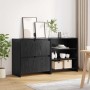 Tableros Lateral 2 pcs Roble negro 70 x 41 x 75 cm
