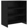 Tableros Lateral 2 pcs Roble negro 70 x 41 x 75 cm