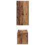 Conjunto de mueble de TV 6 pcs Madera vieja 60 x 30 x 30 cm