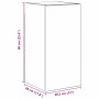Conjunto de mueble de TV 8 pcs Roble negro 80 x 30 x 30 cm