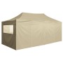 Professionelles faltbares Zelt mit 4 Wänden aus Stahl in Creme-Farbe 3x6m von vidaXL, Zelte und Pavillons - Ref: Foro24-48866...
