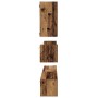Conjunto de mueble de TV 8 pcs Madera vieja 100 x 30 x 30 cm