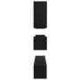 Conjunto de mueble de TV 8 pcs Roble negro 100 x 30 x 30 cm