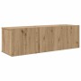Conjunto de mueble de TV 8 pcs Roble artisan 100 x 30 x 30 cm