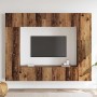 Conjunto de mueble de TV 8 pcs Madera vieja 80 x 30 x 30 cm