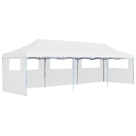 Folding pop-up party tent with 5 walls white 3x9 m by vidaXL, Tents and gazebos - Ref: Foro24-48873, Price: 371,39 €, Discoun...