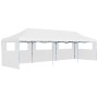 Folding pop-up party tent with 5 walls white 3x9 m by vidaXL, Tents and gazebos - Ref: Foro24-48873, Price: 371,39 €, Discoun...