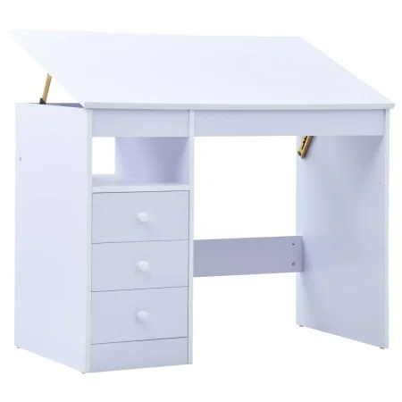 Weißer neigbarer Zeichentisch für Kinder von vidaXL, Kunst- und Zeichentische - Ref: Foro24-287448, Preis: 140,09 €, Rabatt: %