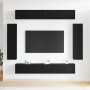 Conjunto de 8 piezas de mueble de TV - Montaje en la pared
