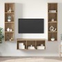 Juego de muebles de TV 3 pcs Roble artisan 37 x 37 x 142.5 cm
