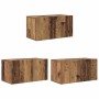 Conjunto de mueble de TV 8 pcs Madera vieja 60 x 30 x 30 cm