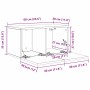 Conjunto de mueble de TV 8 pcs Roble artisan 60 x 30 x 30 cm