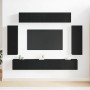 Conjunto de Muebles para TV de 6 Piezas - Acabado de Madera