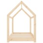 Estructura de cama infantil de madera maciza de pino 70x140 cm