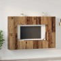 Conjunto de mueble de TV 8 pcs Madera vieja 60 x 30 x 30 cm