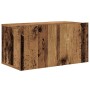 Conjunto de mueble de TV 8 pcs Madera vieja 60 x 30 x 30 cm
