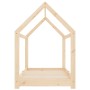 Estructura de cama infantil de madera maciza de pino 80x160 cm