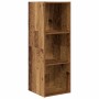 Juego de muebles de TV 3 pcs Madera vieja 37 x 37 x 107 cm