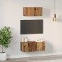 Conjunto de mueble de TV 2 pcs Madera vieja 80 x 30 x 30 cm