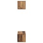 Conjunto de mueble de TV 2 pcs Madera vieja 80 x 30 x 30 cm