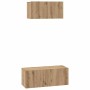 Conjunto de mueble de TV 2 pcs Roble artisan 80 x 30 x 30 cm