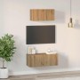 Conjunto de mueble de TV 2 pcs Roble artisan 80 x 30 x 30 cm