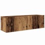 Juego de muebles de TV 5 pcs Madera vieja Mediano