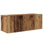 Juego de muebles de TV 5 pcs Madera vieja Mediano