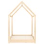 Estructura de cama infantil de madera maciza de pino 90x200 cm