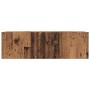 Conjunto de mueble de TV Montaje en la pared 8 pcs Madera vieja