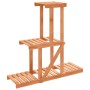 Soporte para flores de madera maciza abeto 81x25x75,5 cm