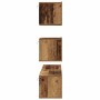 Conjunto de mueble de TV 4 pcs Madera vieja 80 x 30 x 30 cm