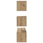 Conjunto de mueble de TV 4 pcs Roble artisan 80 x 30 x 30 cm