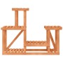 Soporte para flores madera maciza de abeto 90x25x73,5 cm