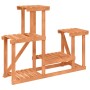 Soporte para flores madera maciza de abeto 90x25x73,5 cm