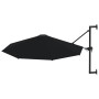 Wandsonnenschirm mit schwarzem Metallstab, 300 cm. von vidaXL, Sonnenschirme - Ref: Foro24-47300, Preis: 91,81 €, Rabatt: %